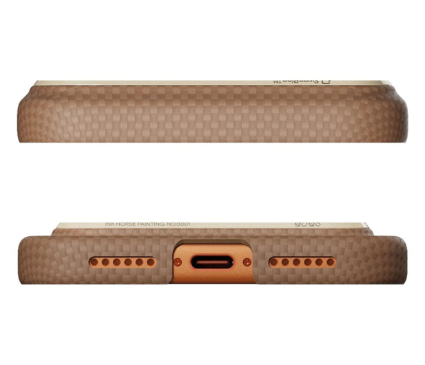 PITAKA Edge Case do iPhone 17 Pro Ink Horse Gold & Jade - 1541621 - zdjęcie 3